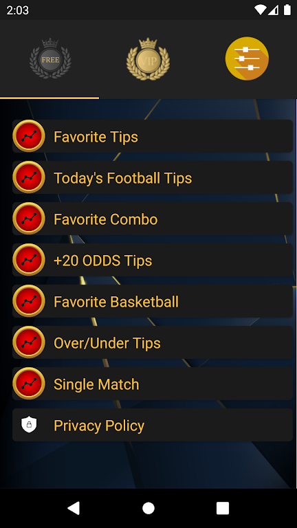 Favorite Betting Tips Screenshot 2