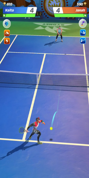 Tennis Clash: Multiplayer Game Tangkapan skrin 1