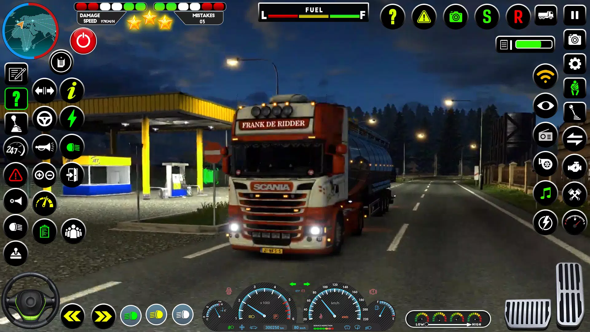 Euro Truck Driving Games Captura de tela 4