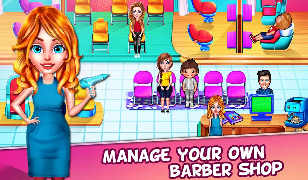 Barber Shop - Simulator Games应用截图第2张