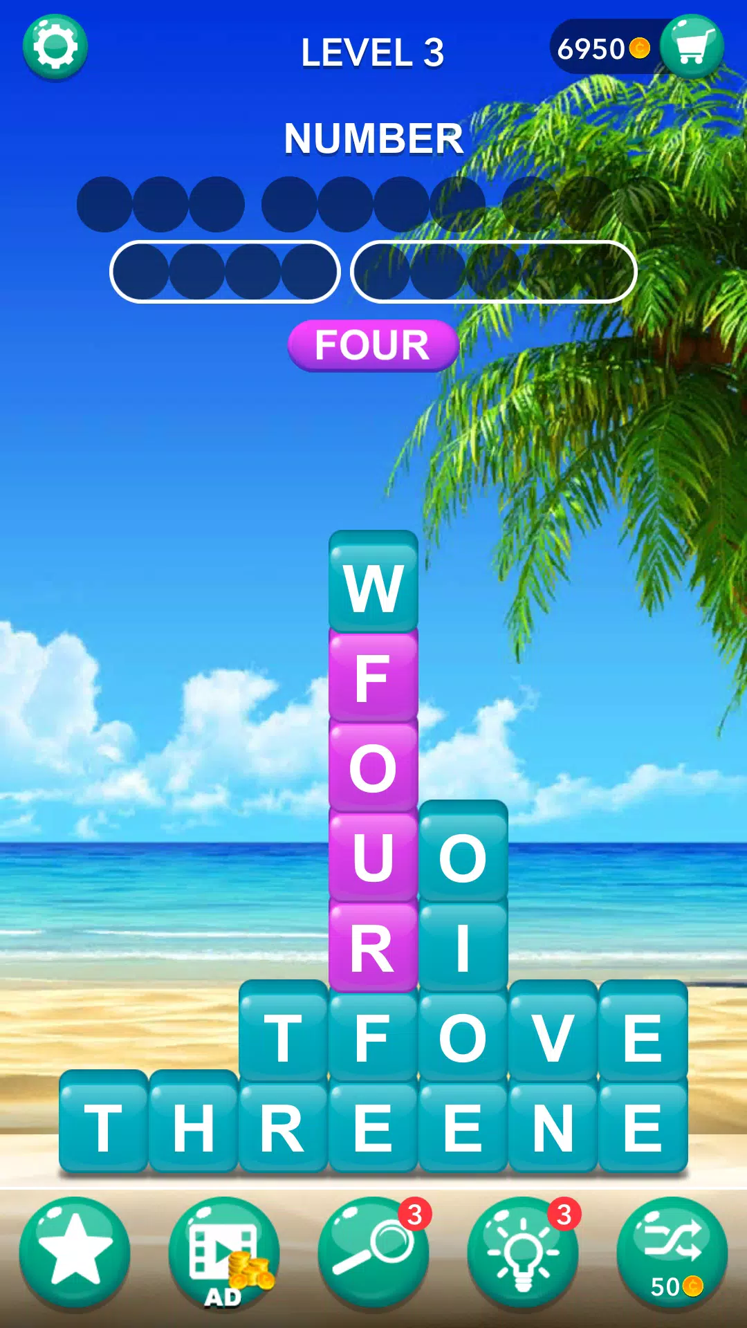 Word Tiles :Hidden Word Search Captura de tela 1