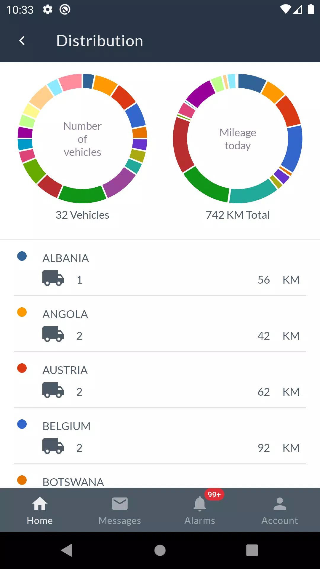 Frotcom Fleet Manager Captura de tela 3