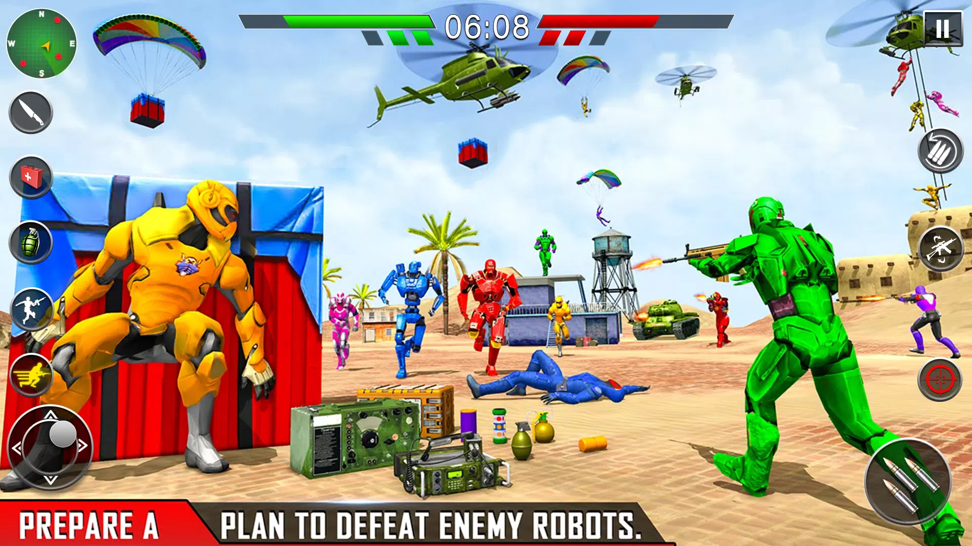 Robot Gun Battle: Offline FPS Tangkapan skrin 4