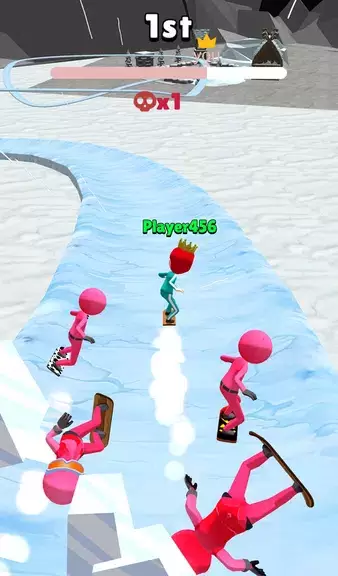 Snow Racing: Winter Aqua Park 스크린샷 2