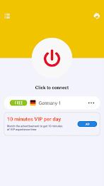 VPN Germany - DE VPN Proxy Schermafbeelding 1