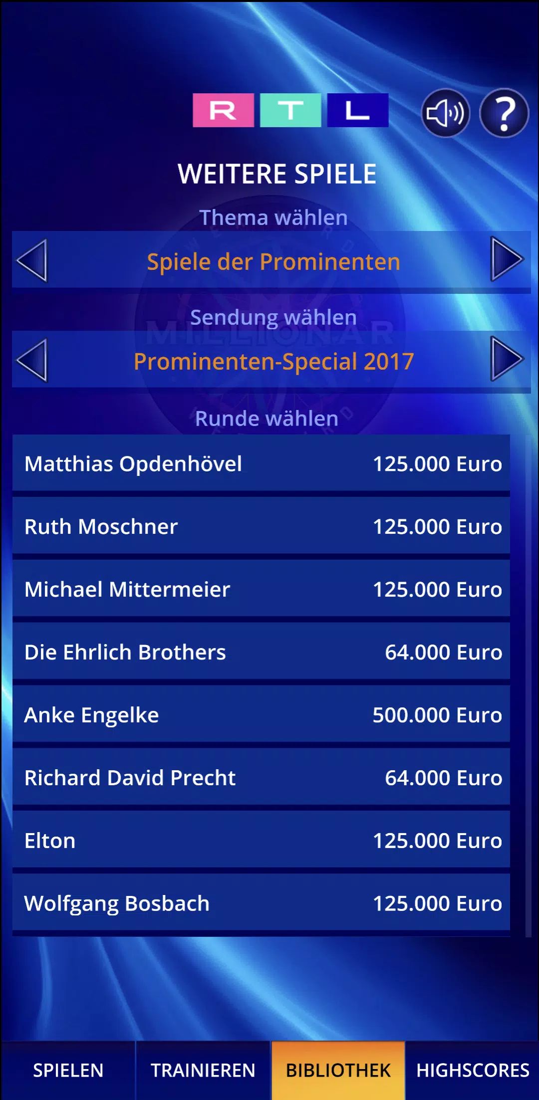 Wer wird Millionär? Training Screenshot 3