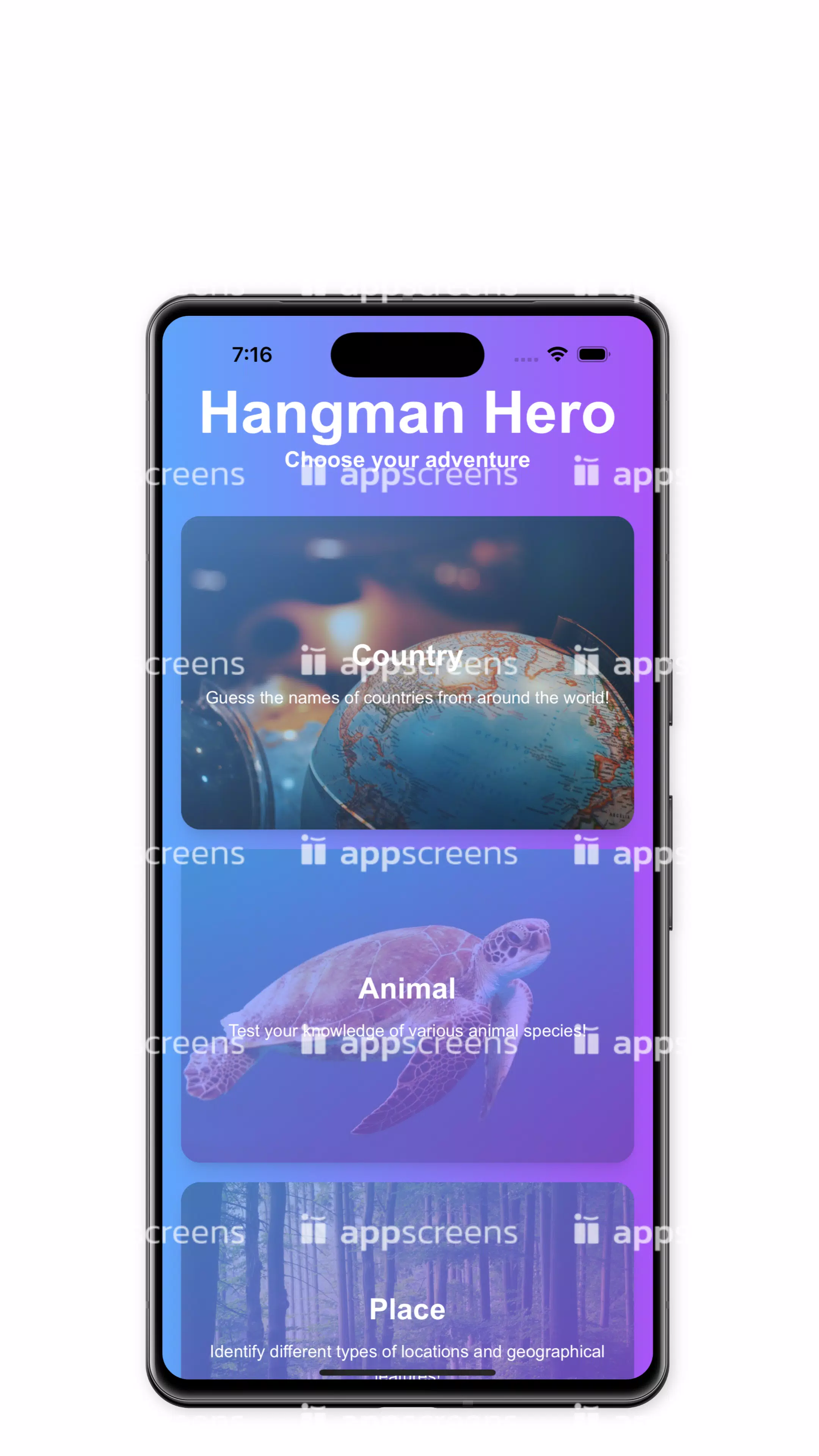 HangmanHero Captura de tela 1