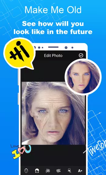 Make Me Old - Aged Face Maker 스크린샷 1