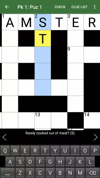 Cryptic Crossword Lite Captura de pantalla 4