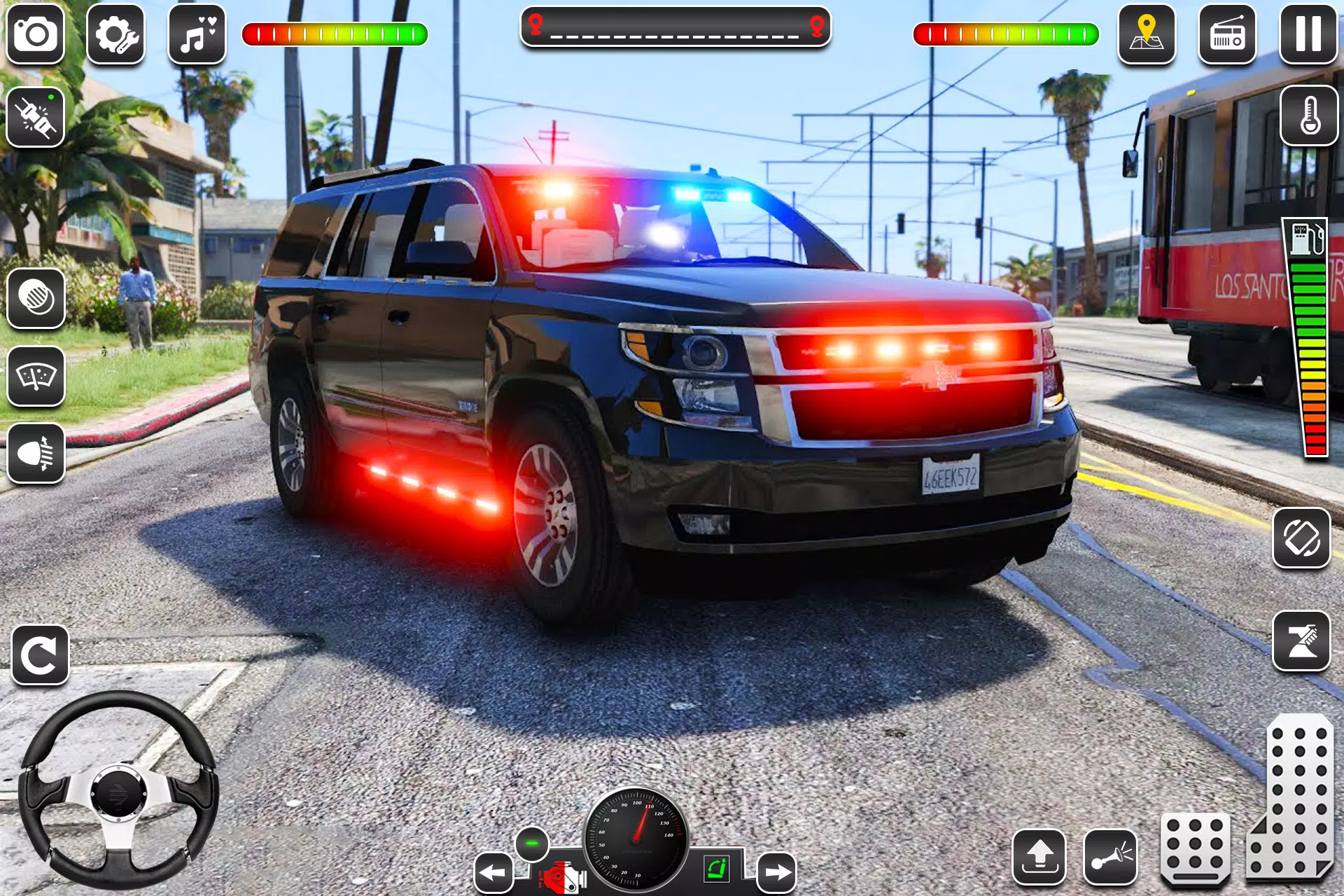 US Police Car Chase Game 3D應用截圖第4張