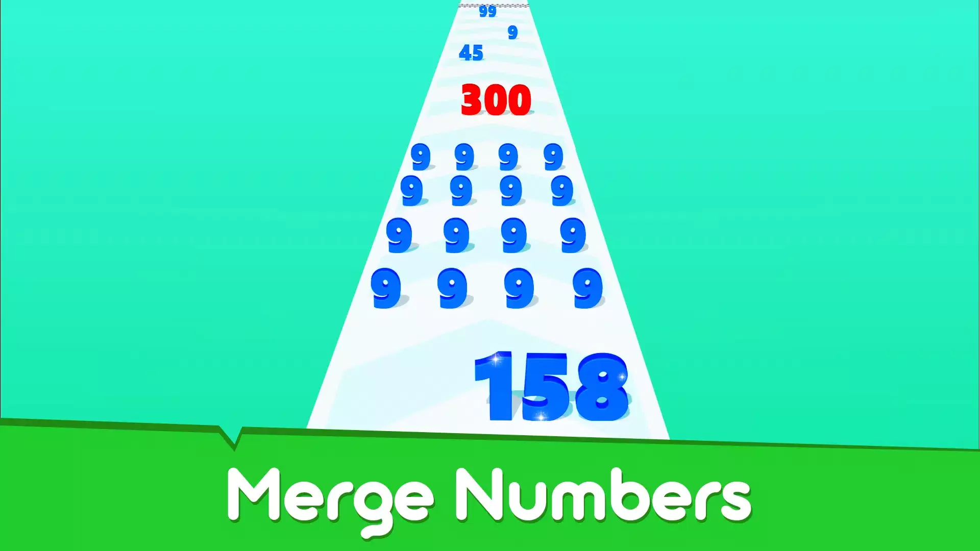 Run & Merge Numbers Game Скриншот 1