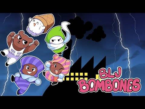 BLJ Bombones candy factory platformer gameplay