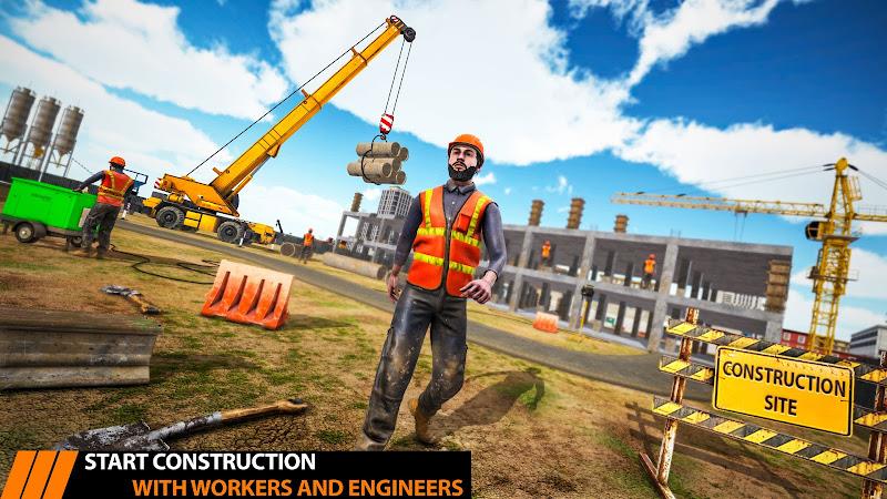 City Construction Excavator 3D Ekran Görüntüsü 3