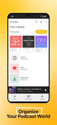 Spreaker Podcasts ภาพหน้าจอ 4