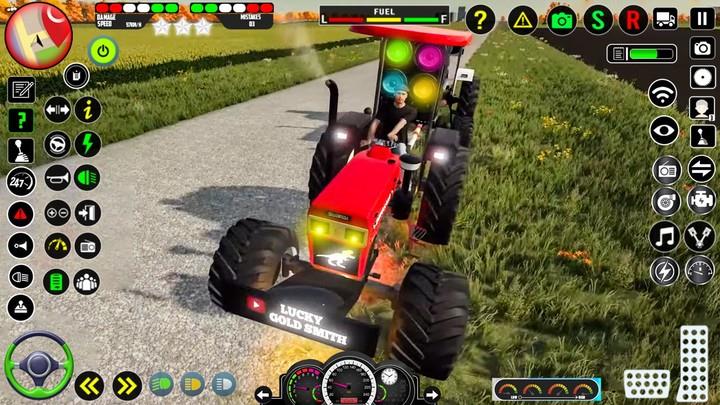 Real Farm Indian Tractor Game Скриншот 2