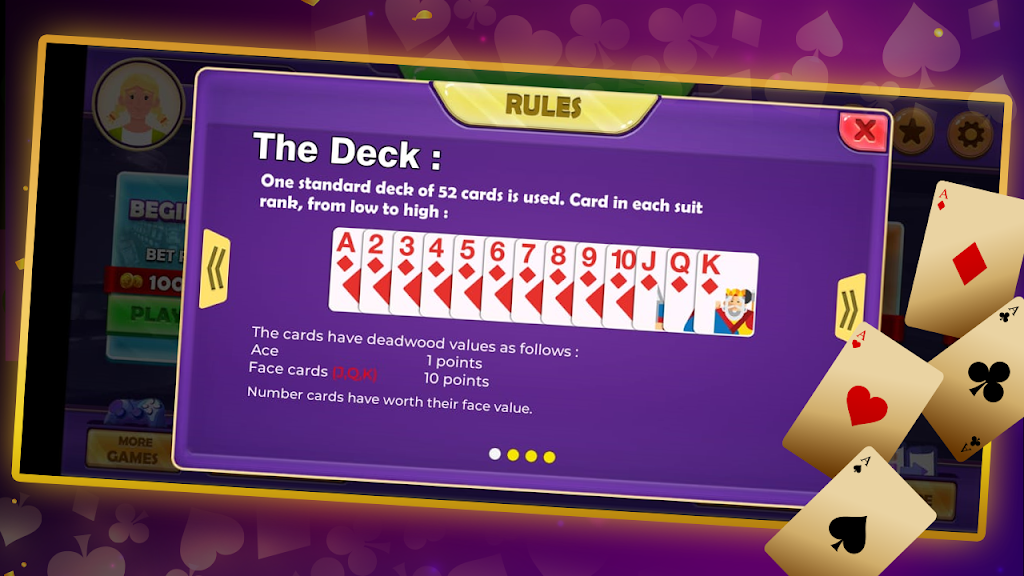 Gin Rummy Multiplayer Earn BTC Captura de tela 4