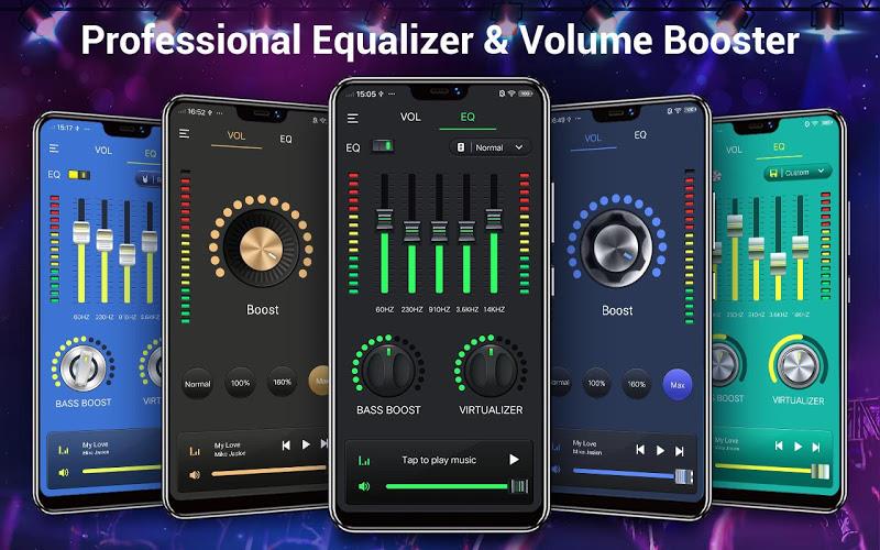 Equalizer & Bass Booster,Music ဖန်သားပြင်ဓာတ်ပုံ 1