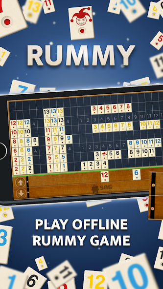 Rummy - Offline Board Game Mod Captura de tela 1