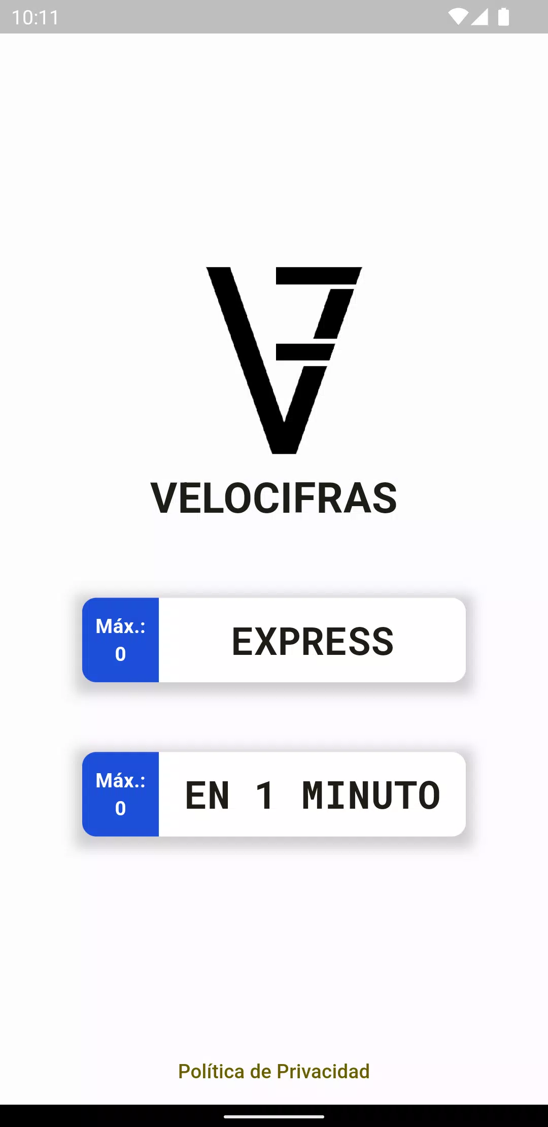Velocifras - Juego Matrículas Ekran Görüntüsü 1
