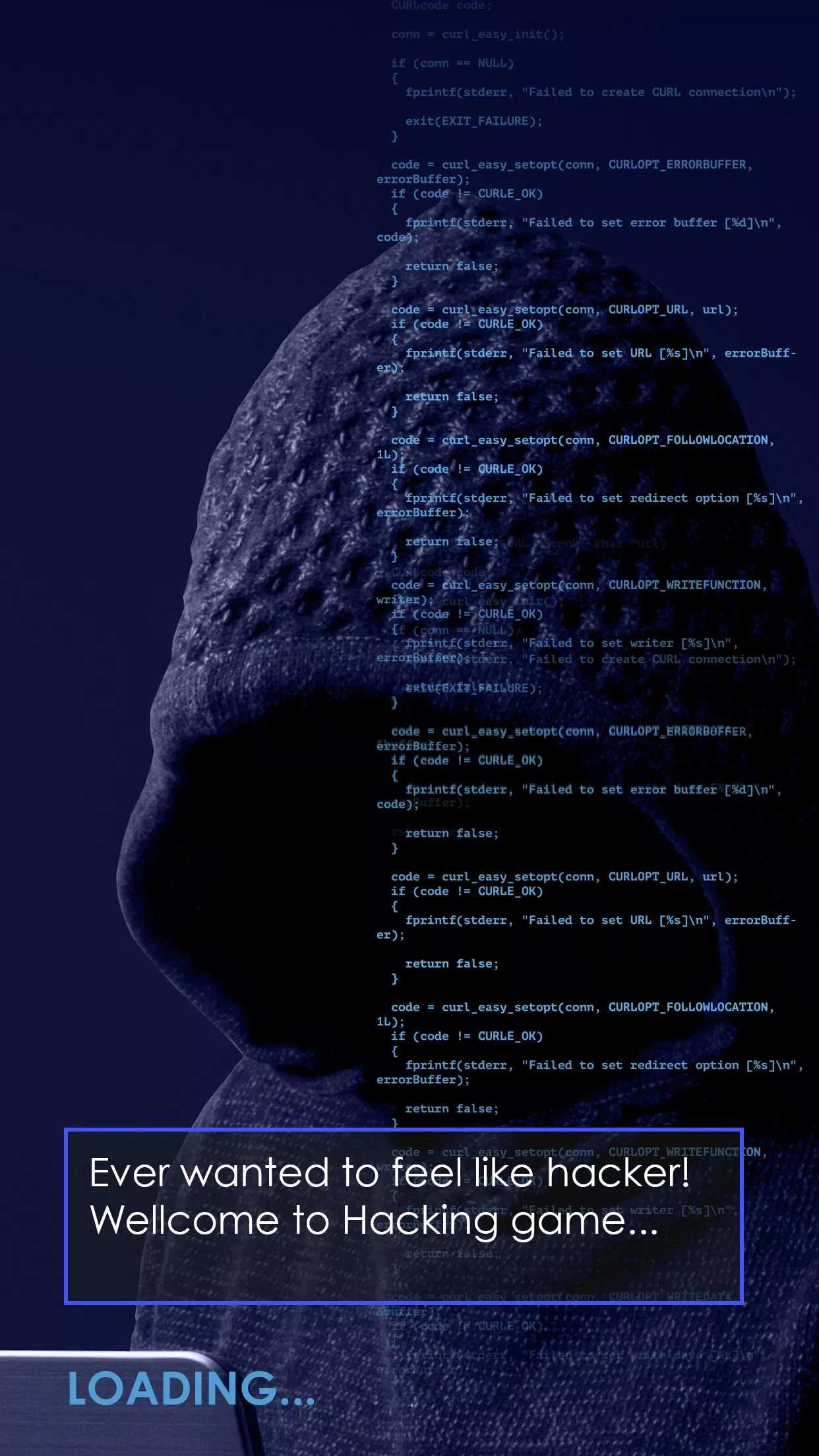 Cyber Hacker Bot Hacking Game Screenshot 1