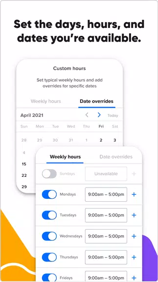 Calendly Mobile ဖန်သားပြင်ဓာတ်ပုံ 3
