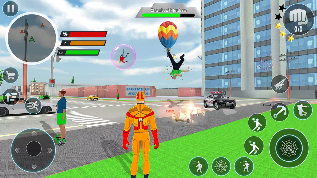 Police Robot Rope Hero Game 3d應用截圖第4張