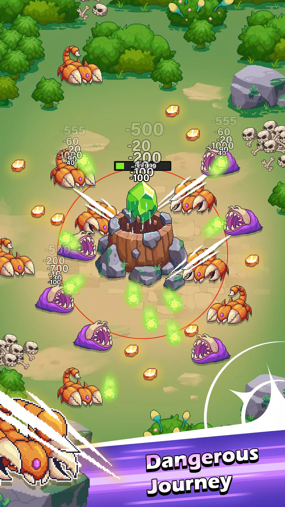 Pixel Defense: Idle TD Tangkapan skrin 1