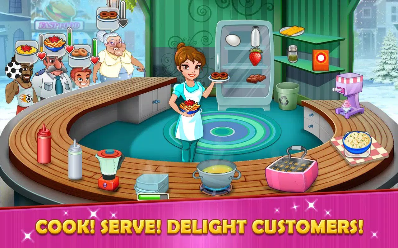 Kitchen story: Food Fever Game স্ক্রিনশট 1