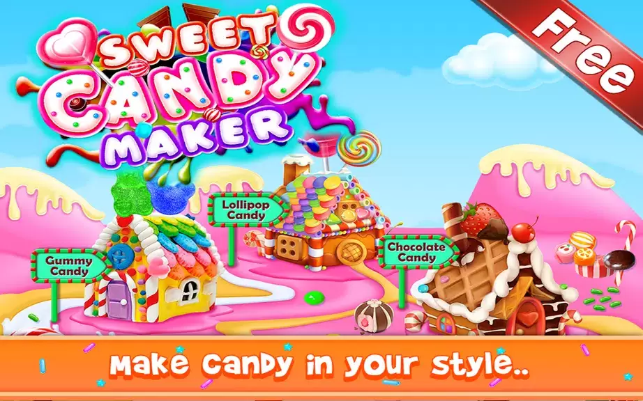 Sweet Candy Maker - Candy Game Скриншот 1