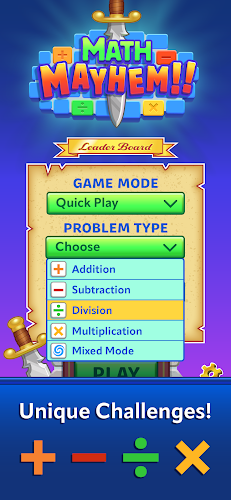 Math Mayhem Mental Math Game Screenshot 1