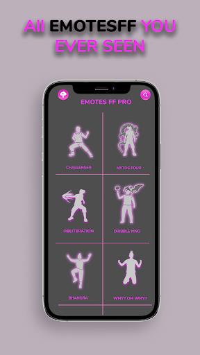 EmotesFF PRO | Dances & Emotes Screenshot 3