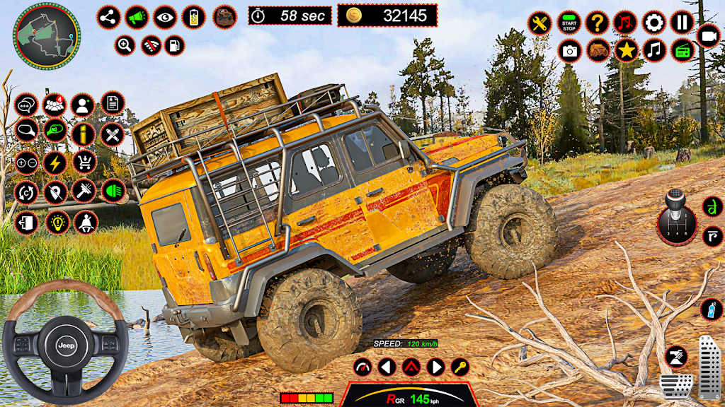 4x4 Jeep Driving Offroad Games スクリーンショット 1