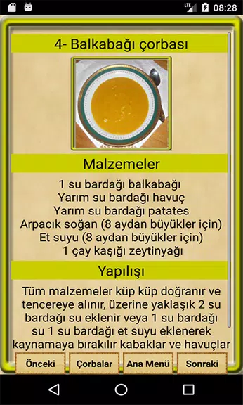 Bebekler İçin Yemek Tarifleri Captura de tela 3