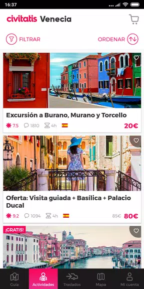 Venice Guide by Civitatis Captura de tela 2