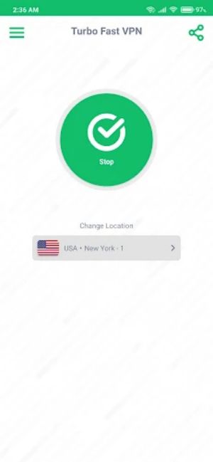 Turbo Fast VPN - Unlimited Screenshot 2