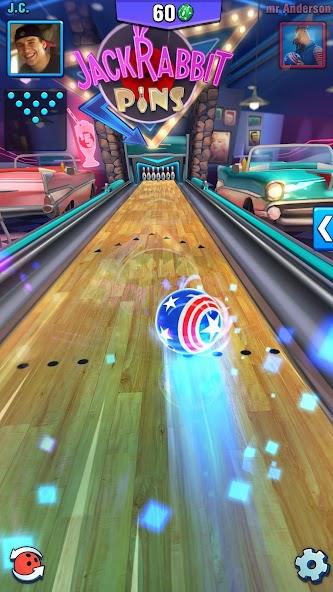 Bowling Crew — 3D bowling game Mod ဖန်သားပြင်ဓာတ်ပုံ 4