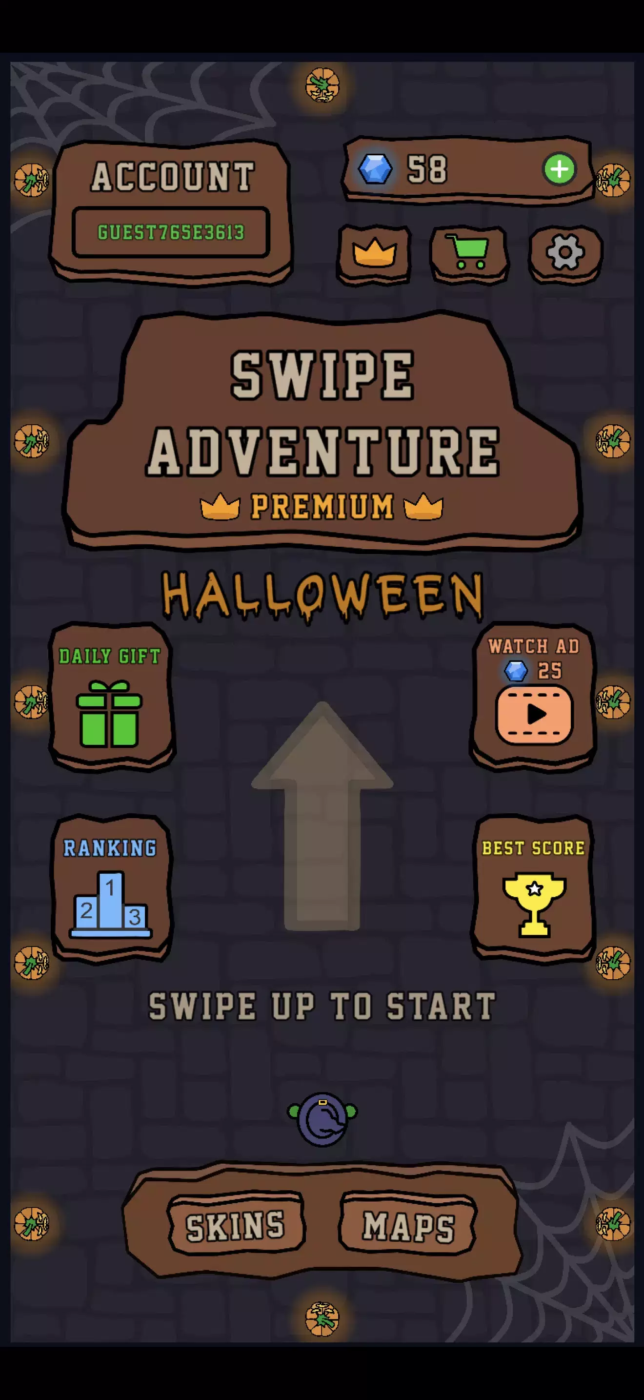 Swipe Adventure ภาพหน้าจอ 1