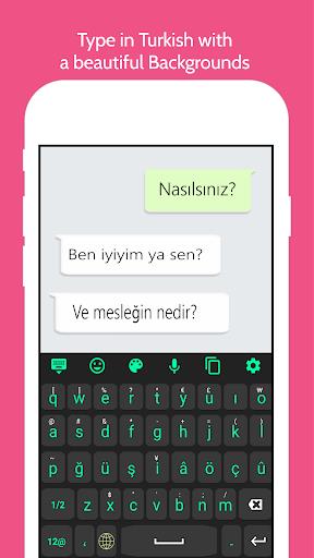 Turkish Language Keyboard Скриншот 2