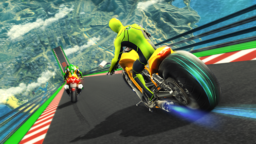 Super Hero Game - Bike Game 3D ภาพหน้าจอ 1