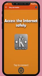 kingmaster  vpn master pro Captura de pantalla 2