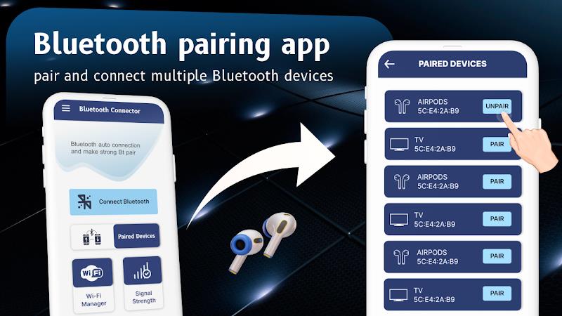 Bluetooth auto connect: Finder Zrzut ekranu 1