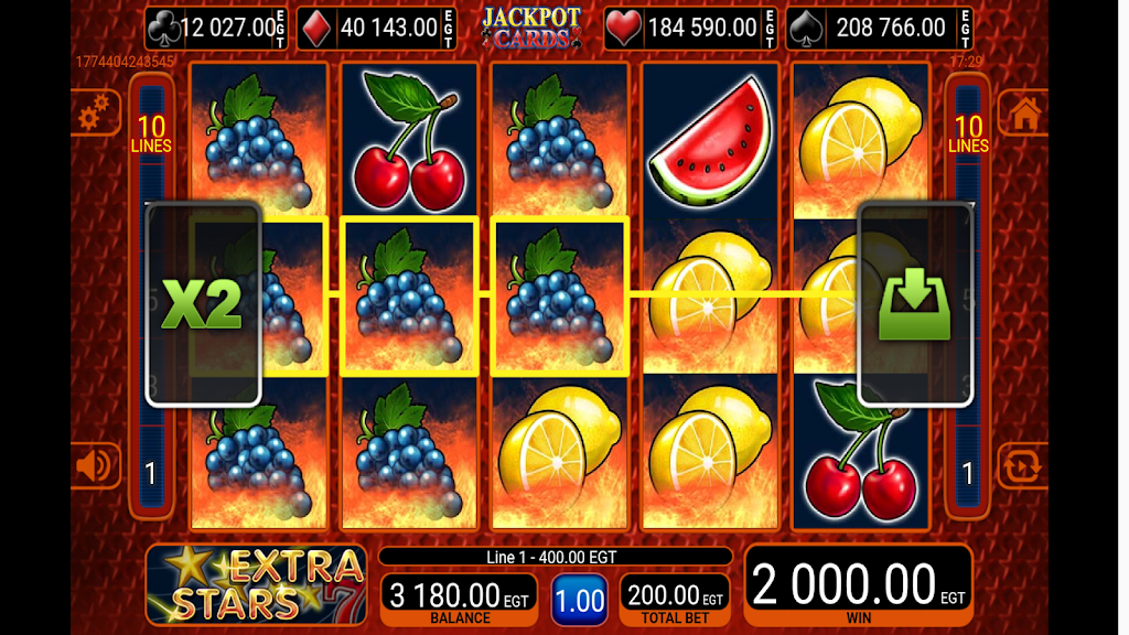 Extra Stars Slot Screenshot 2