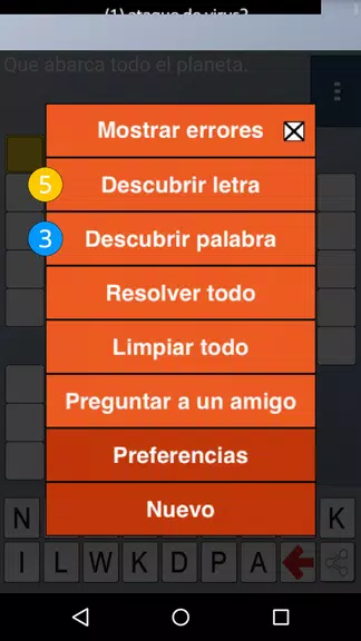 CrossWords Spanish スクリーンショット 2