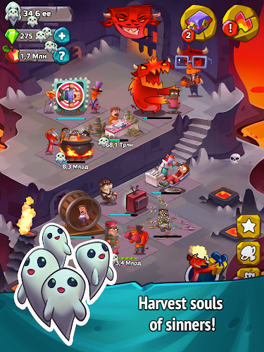 Idle Evil Clicker: Hell Tap應用截圖第2張