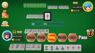 Mahjong 2P: Chinese Mahjong Скриншот 1