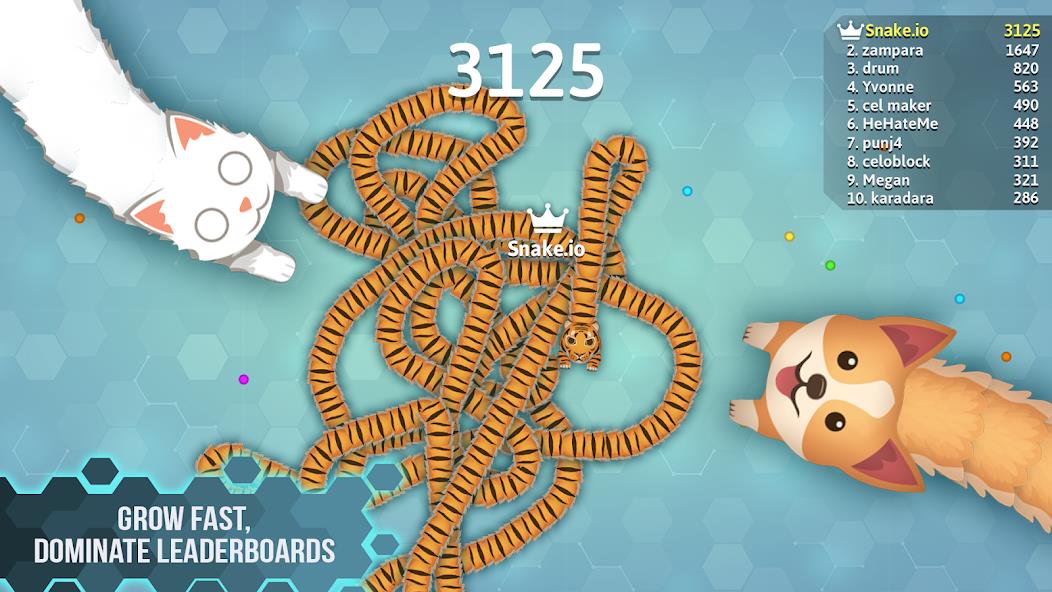 Snake.io - Fun Snake .io Games Mod Ekran Görüntüsü 4