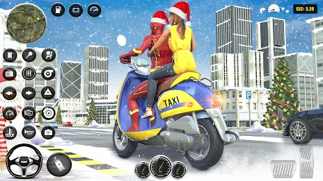 Superhero Bike Taxi: Bike Game Screenshot 2