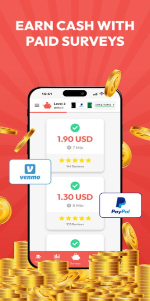 HeyPiggy - Earn with Surveys Ảnh chụp màn hình 3