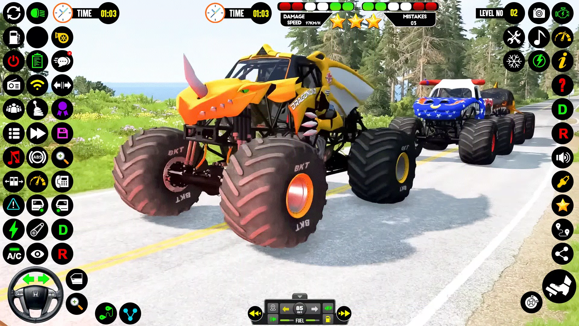 Monster Truck Racing: Truck 3D應用截圖第4張