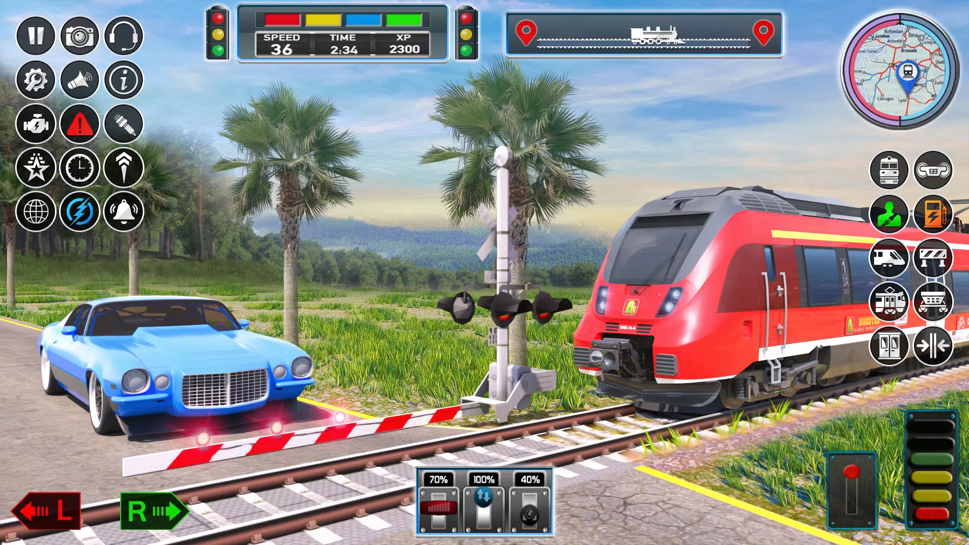 jeu de train de ville jeux 3D Capture d'écran 4